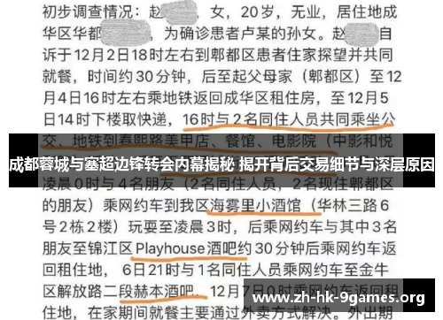 成都蓉城与塞超边锋转会内幕揭秘 揭开背后交易细节与深层原因 成都蓉城与塞超边锋转会内幕揭秘 揭开背后交易细节与深层原因