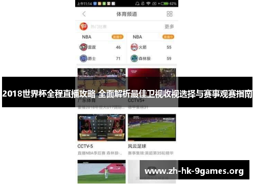 2018世界杯全程直播攻略 全面解析最佳卫视收视选择与赛事观赛指南 2018世界杯全程直播攻略 全面解析最佳卫视收视选择与赛事观赛指南